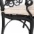 Glitzhome 5-Piece Cast Aluminium Dining Set with Beige Cushions, Olefin Fabric Perspective: left