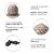 Glitzhome Ceramic Sphere Pedastal Outdoor Fountain - Ivory Perspective: left