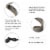 Glitzhome Polyresin Curving Shaped Outdoor Fountain Perspective: left