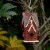 Glitzhome Hanging Distressed Wooden Cottage Birdhouse - Red Perspective: left