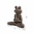 Glitzhome Frog with Yoga Pose Decorative Statue Perspective: left