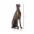 Glitzhome 30.25 Inch H MGO Sitting Greyhound Dog Statue-Right Perspective: left