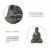 Glitzhome Meditating Buddha Garden Statue Perspective: left