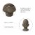 Glitzhome Artichoke Garden Statue Perspective: left