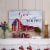 Glitzhome God Bless America Wooden Porch Sign Wall Decor Perspective: left