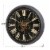 Glitzhome 27.50 Inch D Oversized Vintage Round Black Gear Clock With Tempered Glass Perspective: left
