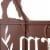 Glitzhome Farmhouse Metal Rustic Silhouette Yardstake Wall Decor Perspective: left