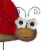 Glitzhome Metal Tortoise/ Ladybug/ Snail Yardstake or Wall Decor Perspective: left