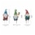 Glitzhome Metal Gnome Yard Decor - 3 Pack Perspective: left