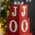 Glitzhome Lighted Wooden Block Joy Porch Sign Perspective: left