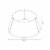 Glitzhome 26 Inch Diameter Black Metal Weave Tree Collar Perspective: left