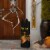 Glitzhome Lighted Wooden Black Cat Porch Decor Perspective: left