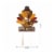 Glitzhome Thanksgiving Metal Turkey Yard Stake Decor Perspective: left