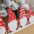 Glitzhome 30 Inch Length Christmas Gnomes Metal Tree Collar Perspective: left