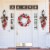 Glitzhome 25 Inch Tall Flocked Berry, Ornament and Pinecone Ribbon Teardrop Perspective: left