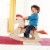 Hape Rock and Ride Kids Wooden Toy Rocking Horse with Handles for Toddler Riders Perspective: left