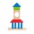 Hape Kid's Toddler 100 Piece Stacking Build Up and Away Wooden Blocks Toy Set Perspective: left