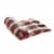 Glitzhome 50 x 60 Inches Acrylic Woven Throw Blanket, Red & Black Plaid Perspective: left