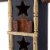 Glitzhome Solid Wood & Metal Rustic Style Birdhouse Perspective: left
