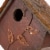 Glitzhome Hanging Distressed Solid Wood Birdhouse with Bird Bath Perspective: left