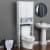 Glitzhome Waterproof Bathroom Cabinet Space Saver, Free Standing Over The Toilet Storage Perspective: left