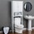 Glitzhome Waterproof Bathroom Cabinet Space Saver, Free Standing Over The Toilet Storage Perspective: left