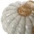 Glitzhome 5.25 Inch Diameter Gray Marble Small Short Glass Pumpkin Perspective: left