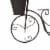 Glitzhome Metal Bicycle Shape Planter - Black Perspective: left
