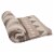 Glitzhome Knitted Polyester Geometric Pattern Feather Yarn Throw Blanket Perspective: left