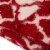 Glitzhome Reversible Knitted Nylon Eyelash Yarn Throw Blanket - Red/White Perspective: left