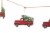 Glitzhome 6 Feet Metal Red Truck Garland Perspective: left