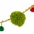 Glitzhome 8 Feet Multi Color Pompom Garland Perspective: left