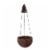 Glitzhome Solar Light Hanging Planter Perspective: left
