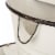 Glitzhome Farmhouse Metal Enamel Two Tier Fountain With Pump - White Perspective: left