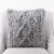 Glitzhome Handmade Acrylic Cable Knit Pillow Cover - Gray Perspective: left