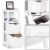 Bathroom Floor Cabinet Multifunctional Bathroom Storage Organizer W/2 Drawers Perspective: left