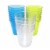 60 Shot Glasses Hard Plastic Colors 1 Oz Mini Wine Glass Party Cups Catering Bar Perspective: left