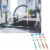 4 PC Scrub Brush Standing Suction Cup Sink Scrubber Dish Kitchen Gadgets Washing Perspective: left