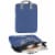 40 Blue Heavy Duty Polyester Waterproof Jumbo Duffel Bag Luggage Suitcase Safe Perspective: left