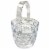 1 Clear Ice Bucket Container Cooler Crystal Plastic Wine Chiller BPA Free 42oz Perspective: left