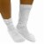 6 Pairs Scrunchie Slouch Socks Cotton Plush Soft Thick Junior Girls 6-8 White Perspective: left