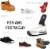 COMFORT - Gel Insoles for Women and Men - Men's Size 5.5-6 US / Women's Size 7.5-8 US Perspective: left