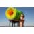 Floatation iQ Floating Oasis 15 x 6 Foot Island Water Lake Pad Mat, Green Yellow Perspective: left