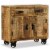 vidaXL Sideboard with 2 Drawers and 1 Cabinet Rough Mango Wood Perspective: left