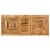 vidaXL Writing Table Solid Mango Wood 46.5 x19.7 x29.5 Perspective: left