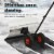 Manual Snow Shovel with Wheels Perspective: left