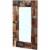 vidaXL Mirror Solid Reclaimed Wood 31.5 x19.7 Perspective: left