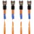 SafeStrap Orange 20ft Ratchet Straps - 3500lbs Capacity - Set of 4 Perspective: left