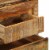 vidaXL Sideboard 47.2 x11.8 x29.5 Solid Reclaimed Wood Perspective: left