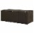 vidaXL Patio Storage Box Poly Rattan 70.9 x35.4 x27.6 Brown Perspective: left